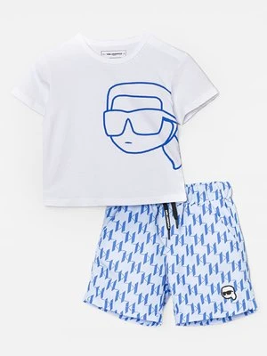 T-shirt z nadrukiem KARL LAGERFELD KIDS