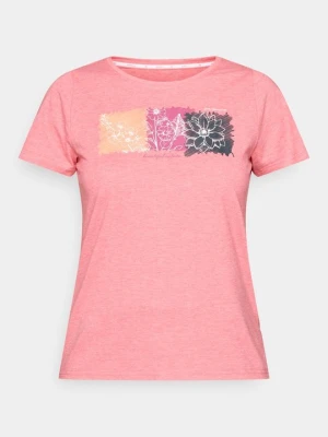 T-shirt z nadrukiem Killtec koralowy