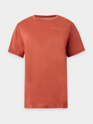 T-shirt z nadrukiem Klättermusen czerwony