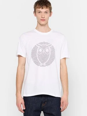 T-shirt z nadrukiem KnowledgeCotton Apparel