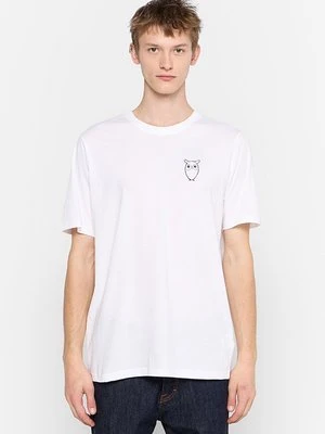 T-shirt z nadrukiem KnowledgeCotton Apparel