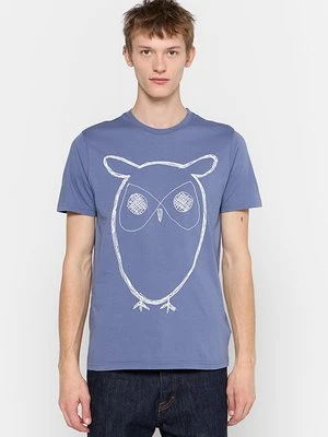 T-shirt z nadrukiem KnowledgeCotton Apparel