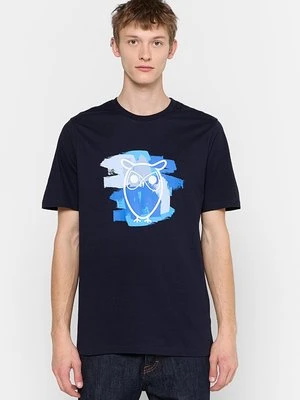 T-shirt z nadrukiem KnowledgeCotton Apparel