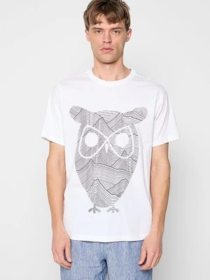 T-shirt z nadrukiem KnowledgeCotton Apparel