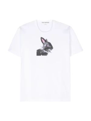 T-shirt z nadrukiem królika Junya Watanabe