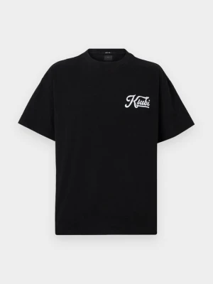 T-shirt z nadrukiem KSUBI czarny