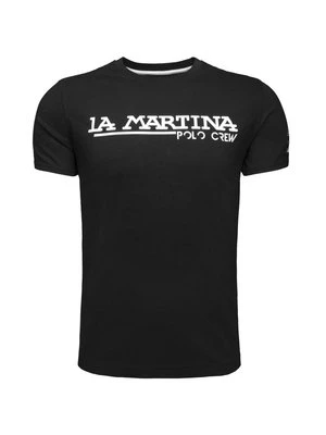 T-shirt z nadrukiem LA MARTINA