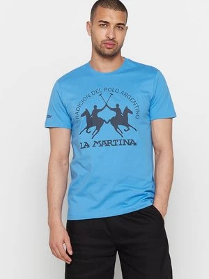 T-shirt z nadrukiem LA MARTINA