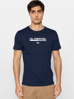 T-shirt z nadrukiem LA MARTINA