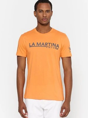 T-shirt z nadrukiem LA MARTINA