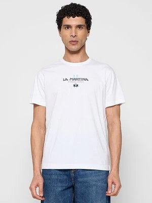T-shirt z nadrukiem LA MARTINA
