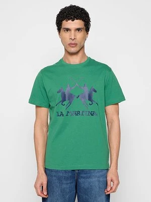 T-shirt z nadrukiem LA MARTINA