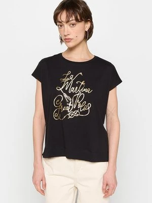 T-shirt z nadrukiem LA MARTINA