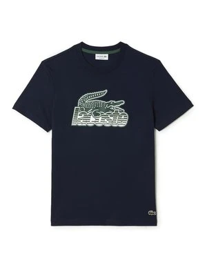 T-shirt z nadrukiem Lacoste