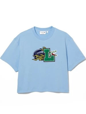 T-shirt z nadrukiem Lacoste