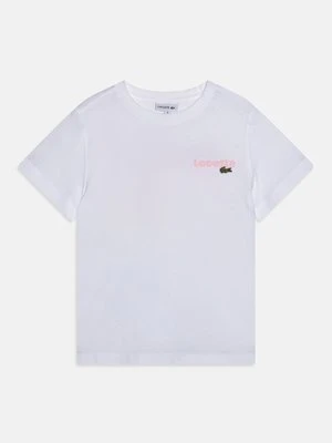 T-shirt z nadrukiem Lacoste