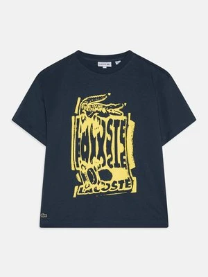 T-shirt z nadrukiem Lacoste