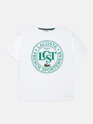 T-shirt z nadrukiem Lacoste