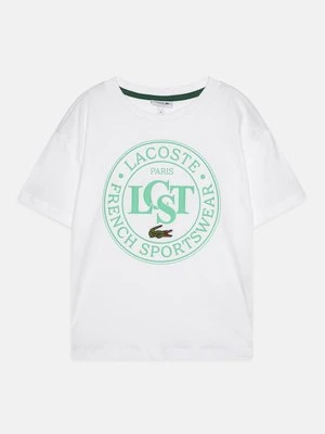 T-shirt z nadrukiem Lacoste