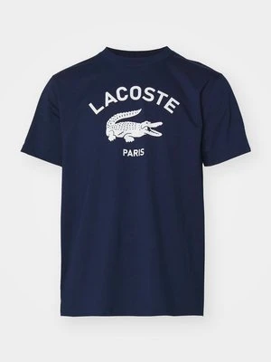T-shirt z nadrukiem Lacoste