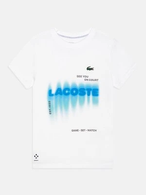 T-shirt z nadrukiem Lacoste