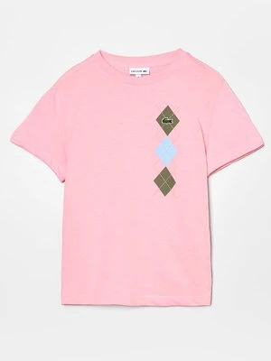 T-shirt z nadrukiem Lacoste