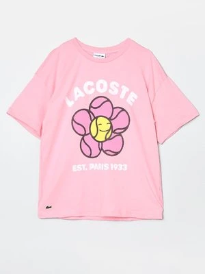 T-shirt z nadrukiem Lacoste