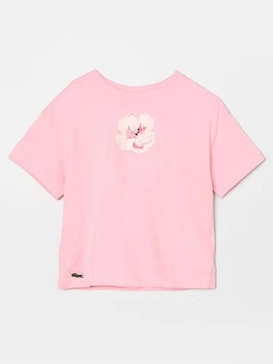 T-shirt z nadrukiem Lacoste