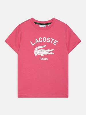 T-shirt z nadrukiem Lacoste