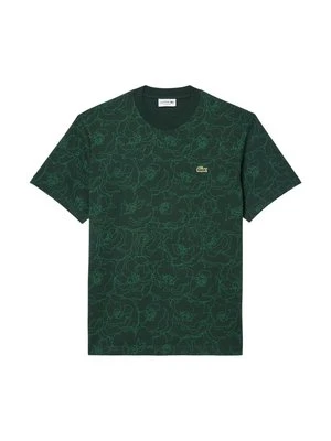 Zdjęcie produktu T-shirt z nadrukiem Lacoste zielony