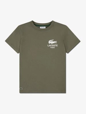 T-shirt z nadrukiem Lacoste