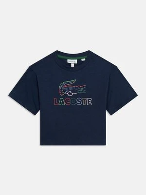 T-shirt z nadrukiem Lacoste