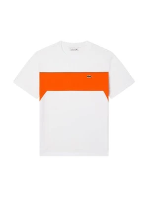 Zdjęcie produktu T-shirt z nadrukiem Lacoste biały