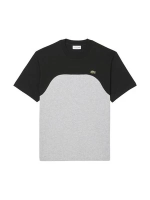 T-shirt z nadrukiem Lacoste szary