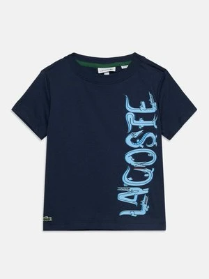 T-shirt z nadrukiem Lacoste