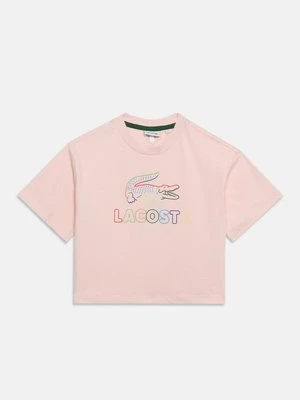 T-shirt z nadrukiem Lacoste