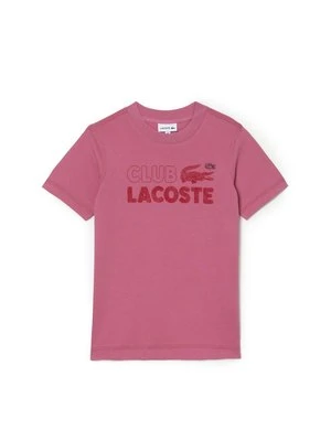 T-shirt z nadrukiem Lacoste