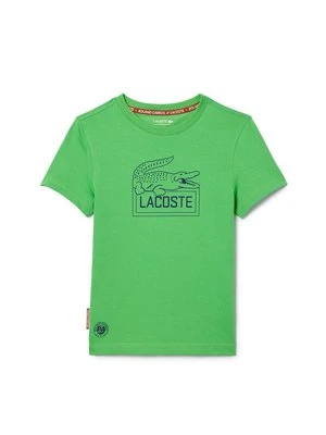 T-shirt z nadrukiem Lacoste Sport