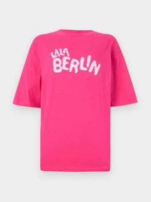 T-shirt z nadrukiem lala Berlin różowy