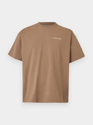 T-shirt z nadrukiem Last Resort AB beżowy