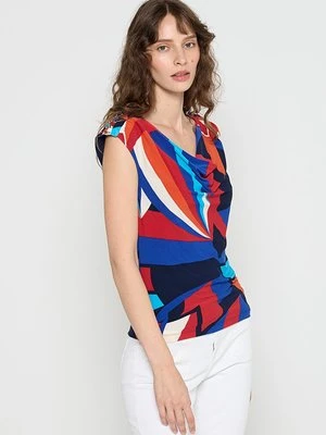 Zdjęcie produktu T-shirt z nadrukiem Lauren Ralph Lauren niebieski