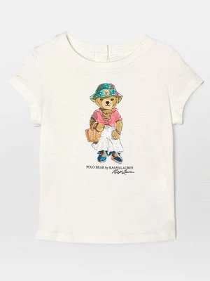 T-shirt z nadrukiem Lauren Ralph Lauren