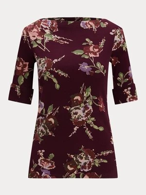 T-shirt z nadrukiem Lauren Ralph Lauren