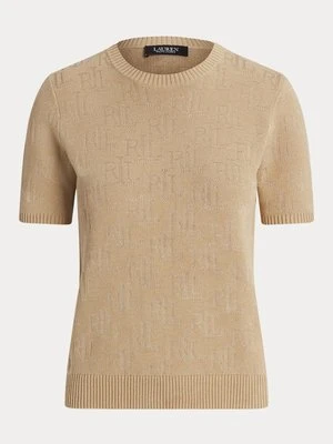 T-shirt z nadrukiem Lauren Ralph Lauren Petite