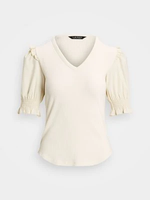 T-shirt z nadrukiem Lauren Ralph Lauren Petite