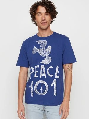 T-shirt z nadrukiem Lee