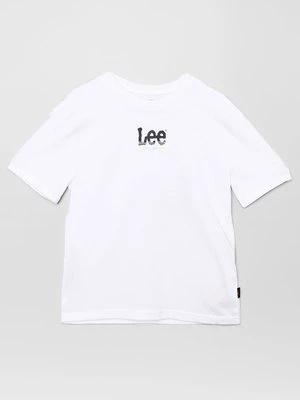 T-shirt z nadrukiem Lee