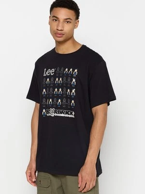 T-shirt z nadrukiem Lee
