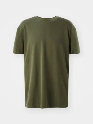 T-shirt z nadrukiem Lee zielony