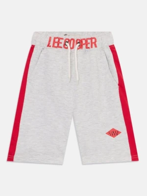 T-shirt z nadrukiem Lee Cooper szary